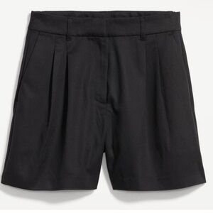 Old Navy Taylor Trouser black dress shorts size medium 4.5 inch inseam